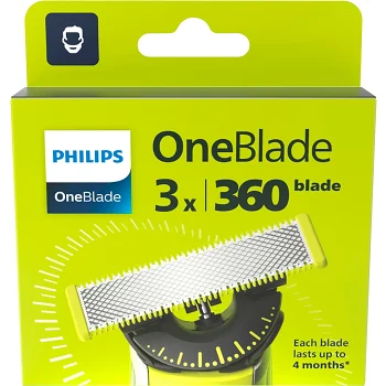 OneBlade 360 reservblad 3-pack QP430/50.