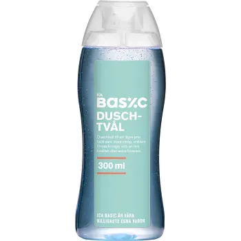 Duschtvål 300ml ICA Basic.