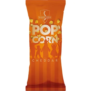 Popcorn Cheddarsmak 100g Sundlings.