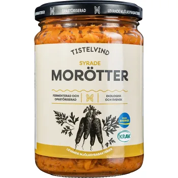 Morötter Naturligt Syrade KRAV 360g Tistelvind.