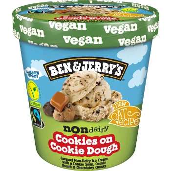 Glass Cookies on cookie dough 465ml Ben &amp; Jerrys.