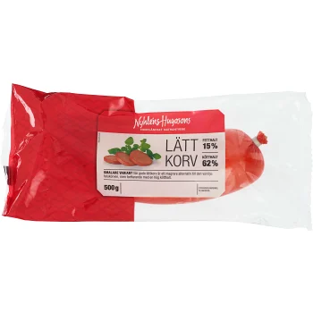 Lättkorv 500g Nyhléns Hugosons.