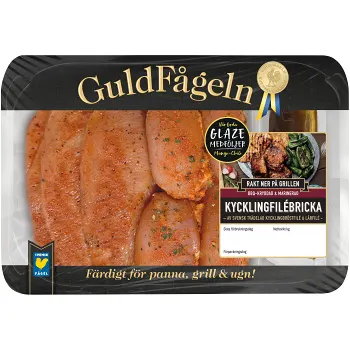 Kycklingfilébricka Marinerad färdig för grillen ca 750g Guldfågeln.