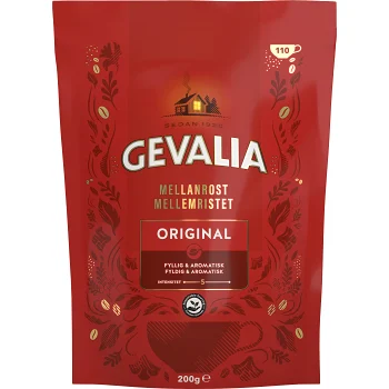 Snabbkaffe Original Mellanrost Refill 200g Gevalia.