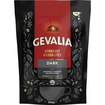 Snabbkaffe Dark Refill 200g Gevalia.