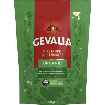 Kaffe Mellanrost Refill Ekologisk 150g Gevalia.