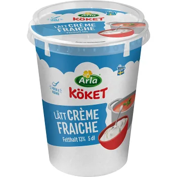 Lätt crème fraiche 13% 5dl Arla Köket®.