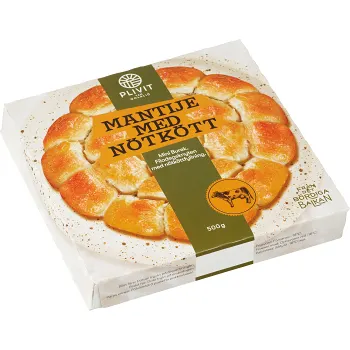 Mantije paj med nötkött 500g Plivit.