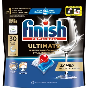 Maskindisk Ultimate AiO Disktabletter 30 Styck Finish.
