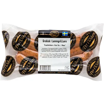 Lammgrillare Grekisk 3-pack 190g Per i Viken Chark.