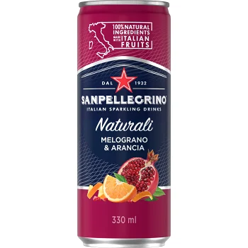 Fruktdryck Melograno &amp; Arancia 33cl San Pellegrino.