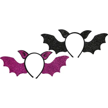 Diadem Fladdermus svart/lila ICA.