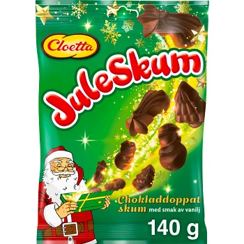 Juleskum Chokladdoppat 140g Cloetta.