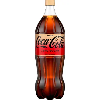 Läsk Cola Vanilla Zero 1,5l Coca-Cola.