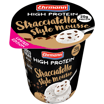 Mousse Stracciatella Protein Laktosfri 200g Ehrmann.