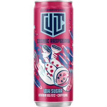 Energidryck Cosmic Raspberry 33cl Cult.
