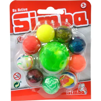 Studsbollar 10-p Simba.