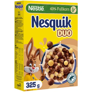 Flingor Nesquik Duo 325g Nestlé.