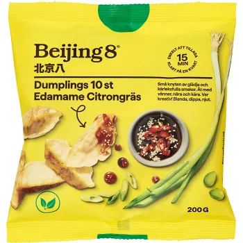 Dumpling edamame citrongräs 200g Beijing8.