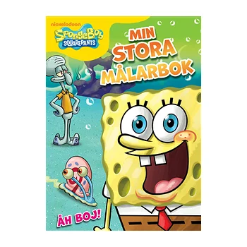 SvampBob Fyrkant: Min stora målarbok : Åh boj.