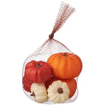 Nätpåse med olika pumpor 1st Zeline.