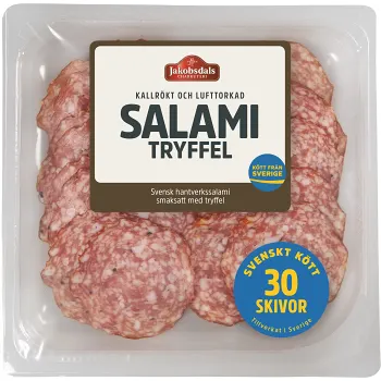 Salami Tryffel 80g Jakobsdals.