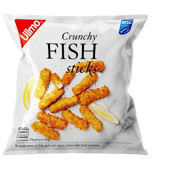 Fishsticks Crunchy 300g Ullmo.