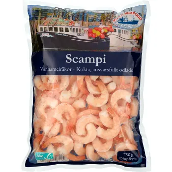 Vannameiräkor 750g Polar Seafood.