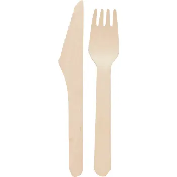 Bestick Trä 12st ICA Basic.