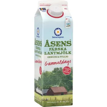 Lantmjölk Gammaldags Färsk 2,9%-3,1% 1l Åsens.