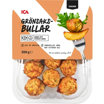 Grönsaksbullar 200g ICA.