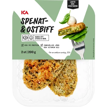 Spenat och ostbiff 200g ICA.