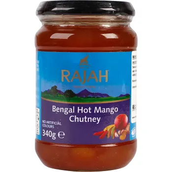 Mango Chutney Hot 340g Rajah.