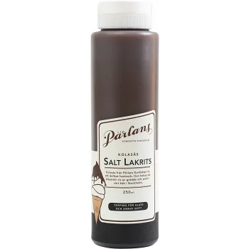 Kolasås Salt Lakrits 250ml Pärlans.