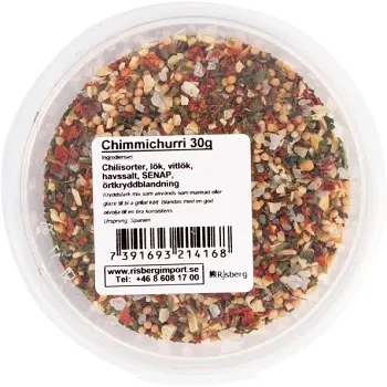 Chimmichurri Krydda 30g Risberg.