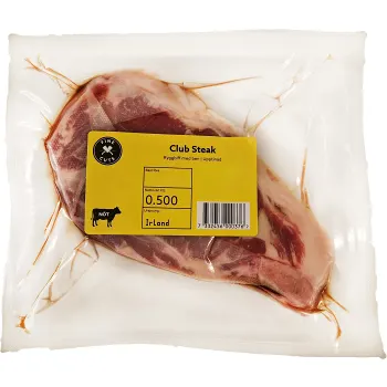 Club steak frystinad 500g Hacksta Köttdisk.