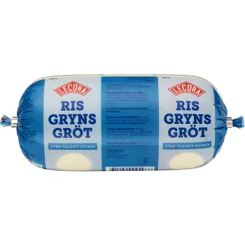 Risgrynsgröt Utan tillsatt socker 500g Lecora.