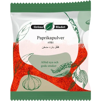 Paprikapulver Rökt 40g Gröna Bladet.