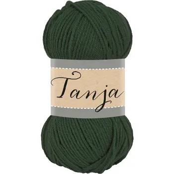 Garn Tanja Mossgrön 100g Falkgarn.