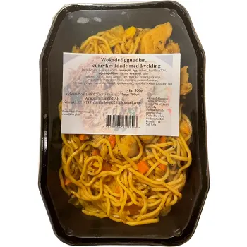 Wokade Äggnudlar Med Kyckling 350g Thaihouse.