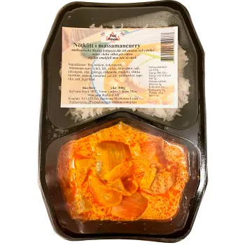 Nötkött I Massamancurry Och Kokosmjölk 500g Thaihouse.