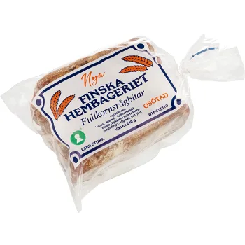 Fullkornsrågbitar 240g Nya Finska Hembageriet.