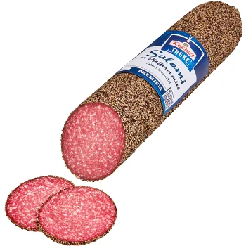 Salami Svartpeppar i skivor ca 5g Reinert.