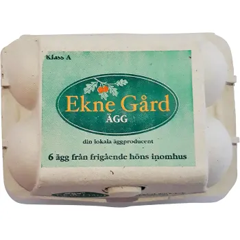 Ägg M Frigående 6-pack Eknegård.