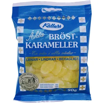 Bröstkarameller 90g Fagerströms.