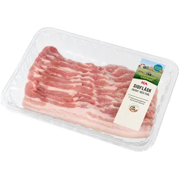Sidfläsk Färskt skivat ca 400g ICA.