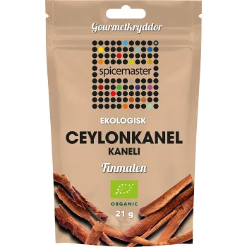 Krydda Kanel påse Ekologisk 21g Spicemaster.