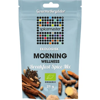 Krydda Morning Wellness påse Ekologisk 21g Spicemaster.