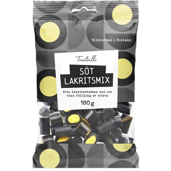 Söt Lakritsmix 180g Treatville.