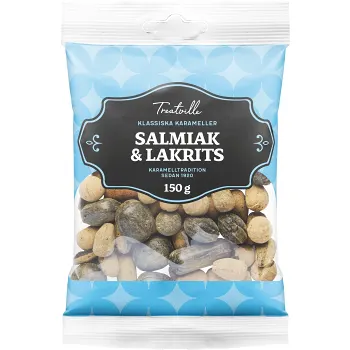 Karameller Salmiak Lakrits 150g Treatville.
